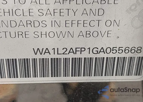 2016 Audi Q5 2.0T Premium from USA, damaged, VIN WA1L2AFP1GA055668